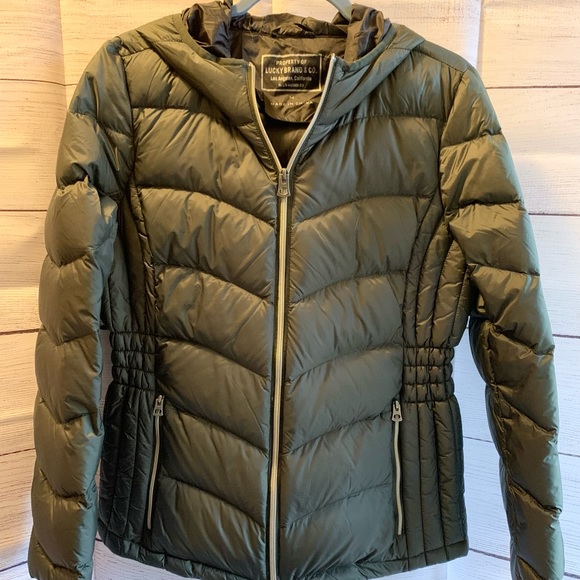 Lucky Brand Packable Down Puffer Jacket 